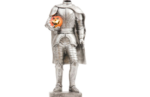 🎃 Halloween MARTHA STEWART 15in Led Headless Soldier Holding Pumpkin Decor