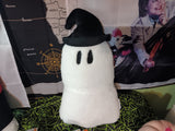🎃 Halloween MARTHA STEWART 10x18 Ghost In Witch Hat Decorative Pillow