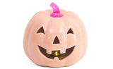 🎃 Halloween Martha Stewart LED 7x9 Jack O Lantern Pink Pumpkin