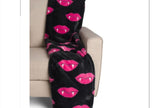 🎃 Halloween NOVOGRATZ Koda Vampire Lips & Fangs Throw Blanket