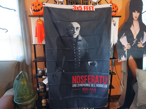 🎃 Halloween Nosferatu 3X5 Feet Flag French Vampire Movie Banner 2-Sided