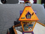 🎃 Halloween Painted Lantern Metal Tealight Candle Holder Spooky Hollow 2000