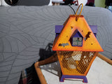 🎃 Halloween Painted Lantern Metal Tealight Candle Holder Spooky Hollow 2000