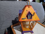 🎃 Halloween Painted Lantern Metal Tealight Candle Holder Spooky Hollow 2000