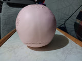 🎃 Halloween Pink Rose Skull 6 Inch Resin Decorative Prop a few cracks
