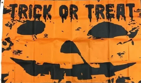 👻 Halloween Pumpkin Trick or Treat Jack O Lantern 3x5 Feet Flag