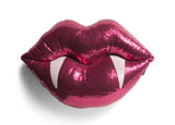 🎃 Halloween RACHEL ZOE Shaped Vampire Lips Halloween Pillow