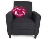 🎃 Halloween RACHEL ZOE Shaped Vampire Lips Halloween Pillow