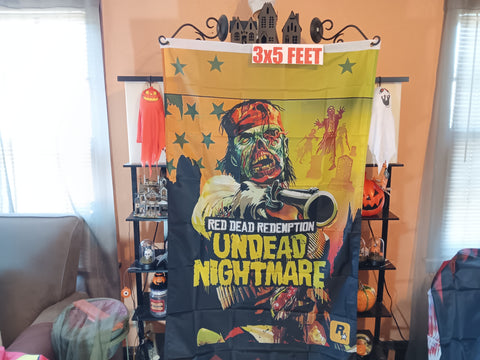 🎃 Halloween Red Dead Redemption Undead Nightmare 3X5 Feet Flag Banner