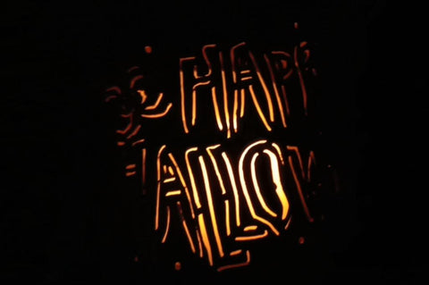 🎃 Halloween Rusty Tin Luminary Tealight Candle Holder Spooky Hollow 2000