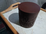 🎃 Halloween Rusty Tin Luminary Tealight Candle Holder Spooky Hollow 2000