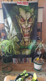 🎃 Halloween Scary Clown 420 Joker Pot Leaf Card 3x5 Feet Flag