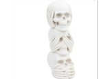 🎃 Halloween See Hear Speak No Evil Stacked Skulls 14 Inches