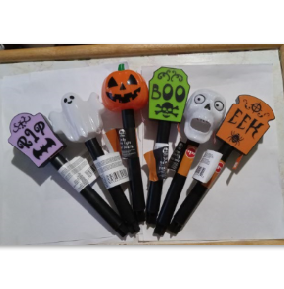 👻 Halloween 6 Solar Lawn Stakes Pumpkin Ghost Skull Tombstones Bundle Lot