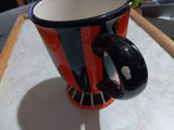 🎃 Halloween Susan Winget Striped 13.6 Oz Coffee Cup Mug