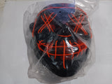 Halloween The Purge Light Up Stitches Black Mask Cosplay