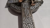 👻 Halloween Undead Warrior w Dagger 10' Celtic Cross Inch Boxed Resin Figurine