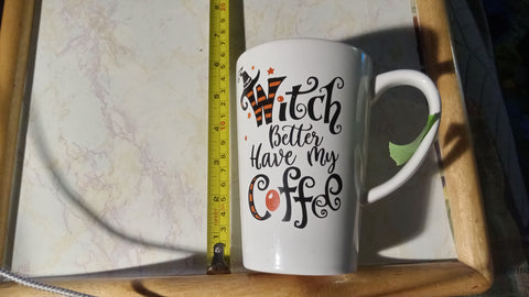 🎃 Halloween Witch Better Have My Coffee Cup Ceramic Mug