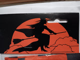 👻 Halloween Witch By Orange Moonlight 3x5 Feet Flag