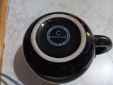 🎃 Halloween Witch's Crofton Taza Black Stoneware 14.5 Oz Coffee Cup Mug