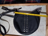 Harley-Davidson Women's Double Studded 10" Shoulder Crossbody Leather Bag USA