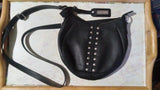 Harley-Davidson Women's Double Studded 10" Shoulder Crossbody Leather Bag USA