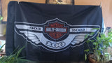 Harley Davidson Motorcycles Double Sided Blanket Thick 3x5 feet Flag