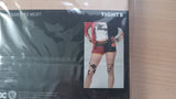 Harley Quinn Faux Tatoo Suicide Squad Costume Halloween Tights Nude