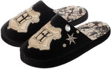 Harry Potter Bioworld Unisex Slip-On Slippers With Embroidered Design