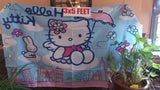 Hello Kitty 3x5 Feet Flag Blue