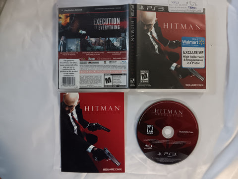 Hitman Absolution Complete PS3 Tested Playstation 3 Video Game