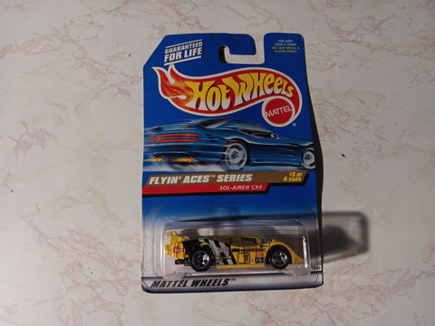 Hot Wheels SOL-AIRE CX4 Toy Car Flyin' Aces Series NEW
