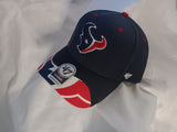 Houston Texans 47 Brand NFL Navy Contour MVP Adjustable Cap Hat