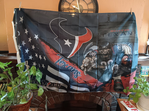 Houston Texans Stars & Stripes & Steroids NFL 3X5 Feet Flag Banner