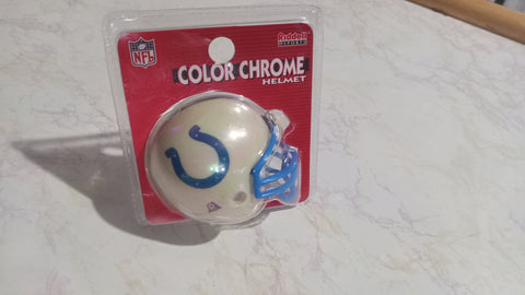 Indianapolis Colts NFL Color Chrome Helmet Riddell Mini Helmet