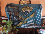 Jacksonville Jaguars Stars & Stripes & Steroids NFL 3X5 Feet Flag Banner
