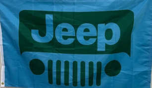 Jeep 3x5 Foot Flag Blue