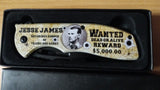 Jesse James $5000 Reward Legends of the Old West Spring Assisted Folding Pocket Knife