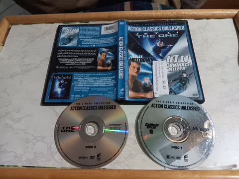 Jet Li 3-Movie Collection The One Meltdown Contract Killer Tested DVD Movie