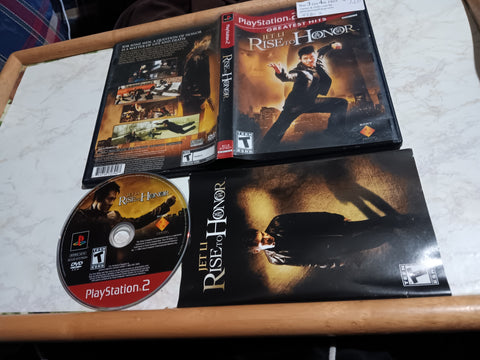 Jet Li Rise To Honor PS2 Tested Playstation 2 Video Game