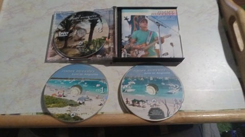 Jimmy Buffett Live in Anguilla 2007 2 CD + DVD Set Music CD