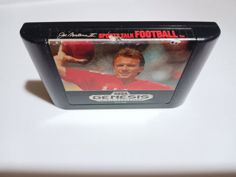 Joe Montana II Sports Talk Football Used Sega Genesis Video Game