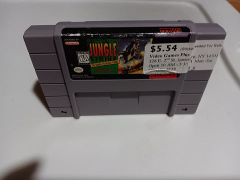 Jungle Strike SNES USED Super Nintendo Video Game