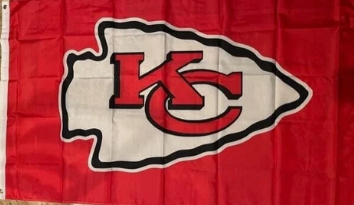 Kansas City Chiefs Logo 3x5 Feet NFL Flag