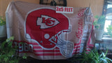 Kansas City Chiefs Retro 1960 Style NFL 3X5 Feet Flag Banner Pole or Wall