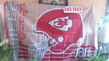 Kansas City Chiefs Retro 1960 Style NFL 3X5 Feet Flag Banner Pole or Wall