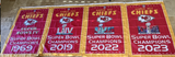 Kansas City Chiefs 3x5 NFL Flag Lot of 4 Super Bowls BUNDLE
