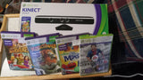 Kinect Bundle Sensor in Box + 4 Games Kinectimals Sesame Adv FIFA Xbox 360