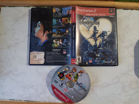 Kingdom Hearts 1 Greatest HIts PS2 Tested Playstation 2 Game