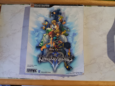 Kingdom Hearts II PS2 Brady Games Strategy Guide Playstation 2 Book
